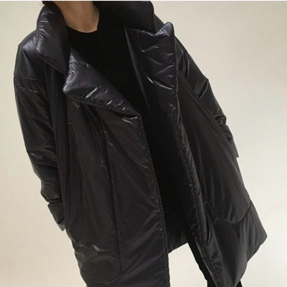 Norma Kamali sleeping bag blanket coat M/L